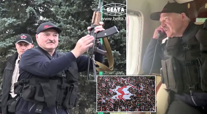 সেনা হুমকি উপেক্ষা করে বিক্ষোভে উত্তাল বেলারুশের রাজধানী 