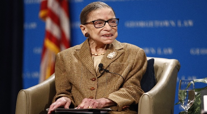 মার্কিন সুপ্রিম কোর্টের প্রবীণতম বিচারক গিন্সবার্গের মৃত্যু