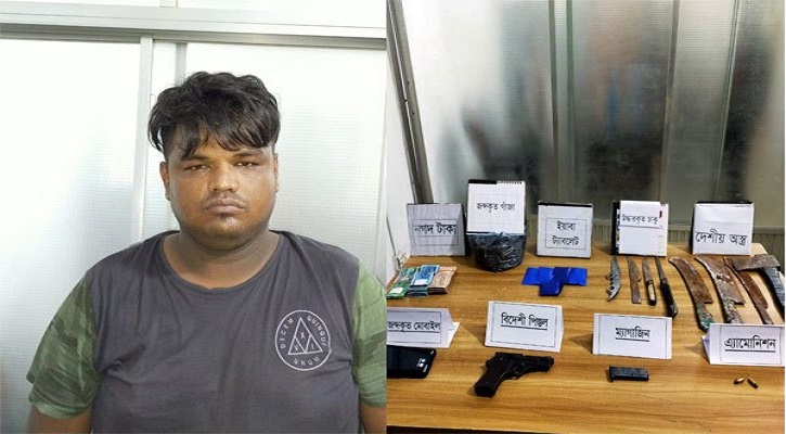 মুগদার শীর্ষ সন্ত্রাসী মঞ্জুর গ্রেফতার