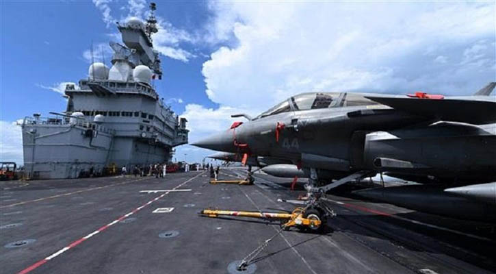 সৌদি উপকূলে ফ্রান্সের রাডার ও বিমানবাহী জাহাজ মোতায়েন