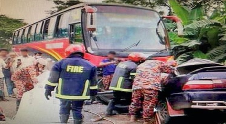 কুড়িগ্রামে বাস-প্রইভেটকার মুখোমুখি সংঘর্ষ, নিহত ৪