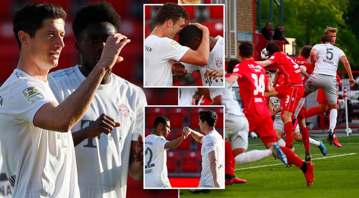 ২-০ গোলে জয়ে শুরু বায়ার্নের