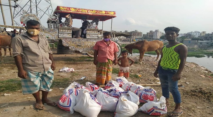 এবার গাড়োয়ানদের পাশে সেবা সমন্বয়