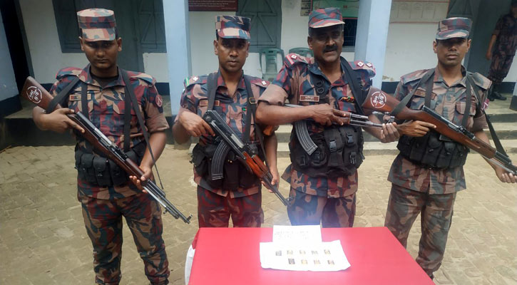 ফেনীর সীমান্তে ১ কেজি স্বর্ণ উদ্ধার বিজিবি’র 