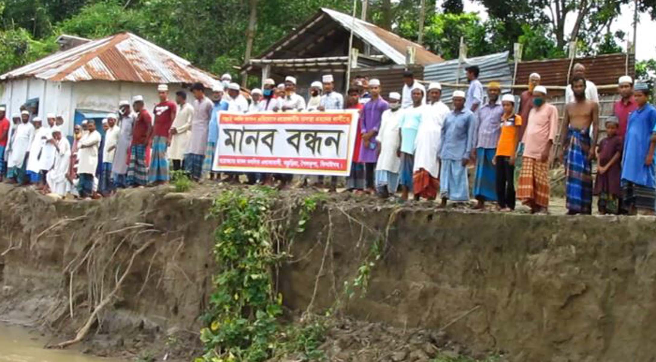 গড়াইয়ের ভাঙন প্রতিরোধে দ্রুত ব্যবস্থা নেয়ার দাবি শৈলকূপাবাসীর