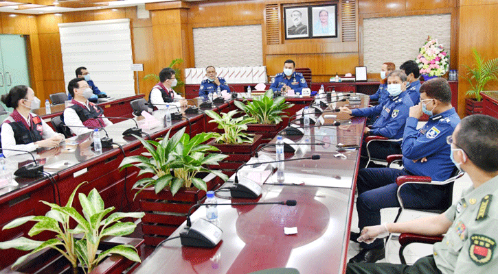 আইজিপির সাথে চীনা চিকিৎসক প্রতিনিধিদলের সাক্ষাৎ