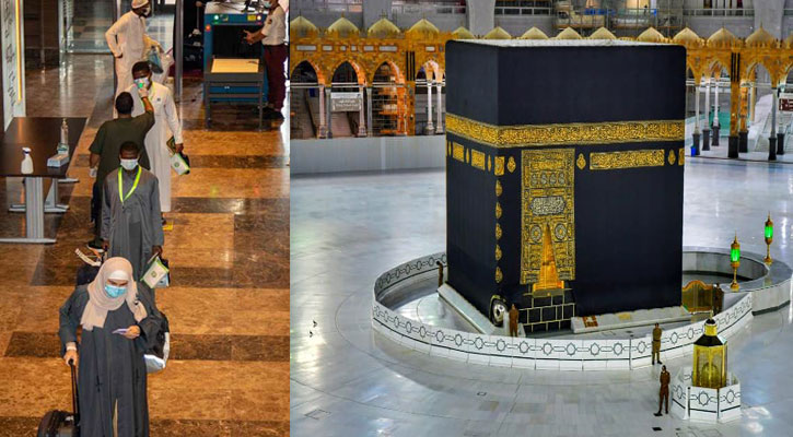 পবিত্র মক্কায় আসছেন হজ পালনকারীরা