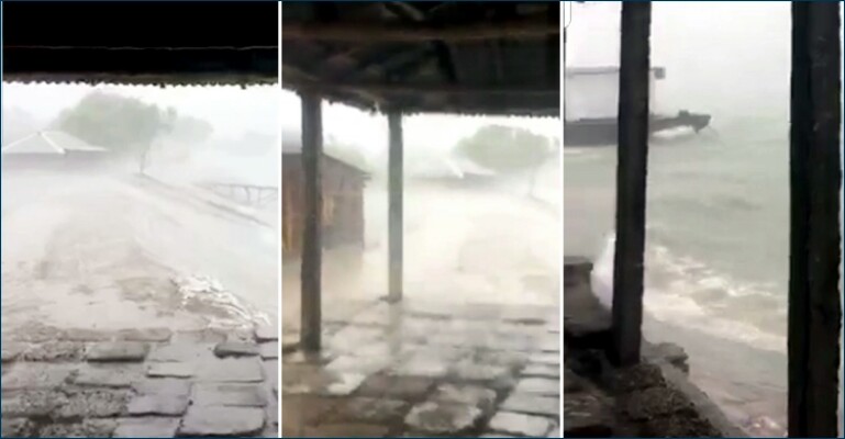 ঘূর্ণিঝড় আম্ফান : সাতক্ষীরায় শুরু হলো ঝড়বৃষ্টি