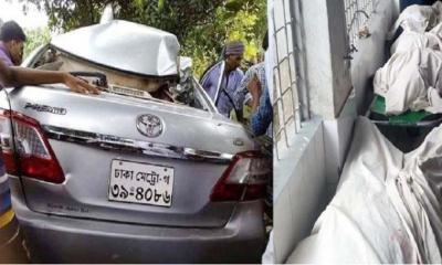 সিলেটে বাস-প্রাইভেটকার সংঘর্ষে নিহত ৫