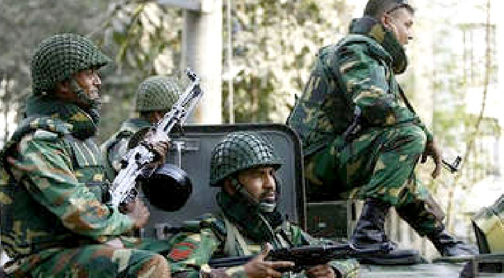 টাঙ্গাইলে করোনা প্রতিরোধে জনসচেতনতায় কাজ করছে সেনাবাহিনী