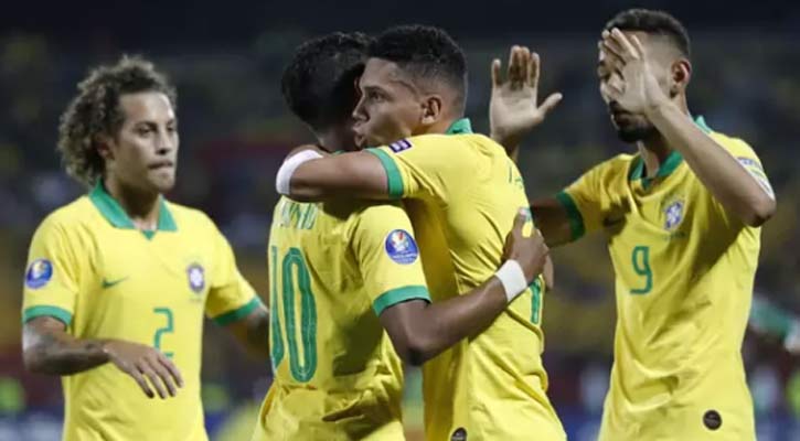 চিরপ্রতিদ্বন্দ্বি আর্জেন্টিনাকে উড়িয়ে অলিম্পিকে ব্রাজিল