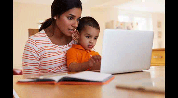 অনলাইনে ক্লাসে শিশুদের প্রতি বিশেষ খেয়াল