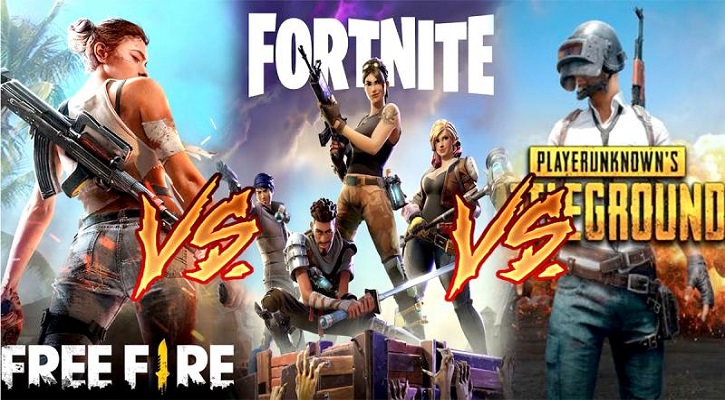 দেশে খেলার শীর্ষে পাবজি, ফোর্টনাইট, ফ্রি-ফায়ার, ভ্যালোরেন্ট