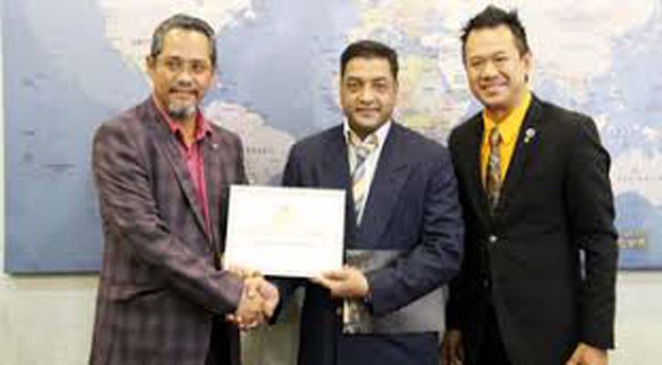 ওয়ার্ল্ড ইকোনমিক গ্রুপের অ্যাম্বাসেডর হলেন ডা. মিজানুর