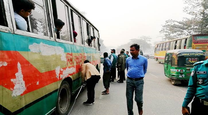 বায়ু দূষণের দায়ে ৬ পরিবহনকে জরিমানা