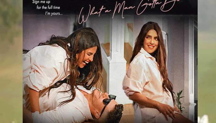 স্বামী নিক জোনাসের গানে প্রিয়াঙ্কার ঝড় (ভিডিও)