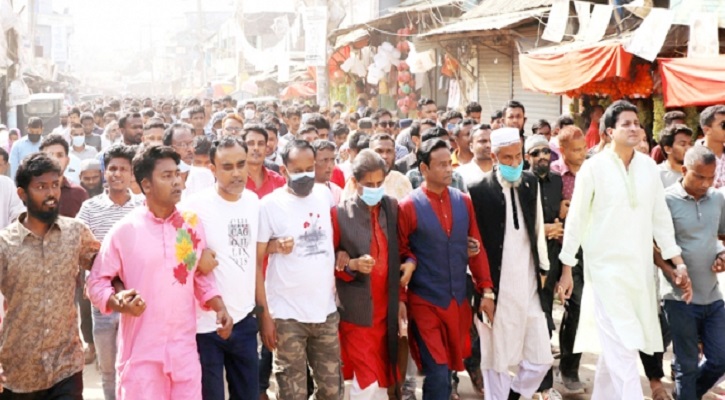 ধুনট আ‍‍`লীগের ৪ নেতা বহিষ্কার:  প্রতিবাদে বিক্ষোভ