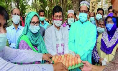 বিরলে প্রাণিজ পুষ্টি নিশ্চিত করণে ভ্রাম্যমান বিক্রয় কেন্দ্রের উদ্ভোধন