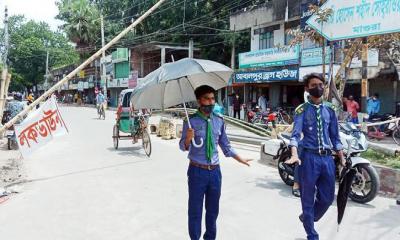 মাগুরায় কঠোর লকডাউন বাস্তবায়নে তৎপর প্রশাসন