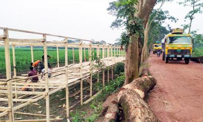 শরীয়তপুর-চাঁদপুর মহাসড়কের জমি অধিগ্রহন: গড়ে উঠছে নতুন স্থাপনা !