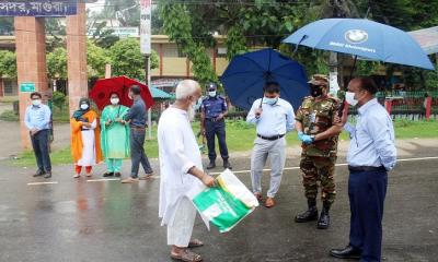 মাগুরায় লকডাউন কার্যকর করতে সেনাবাহিনীর তিন স্তরের চেকপোষ্ট 