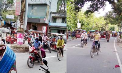 দিনাজপুরে লকডাউন উপেক্ষিত, প্রয়োজনে কারফিউ