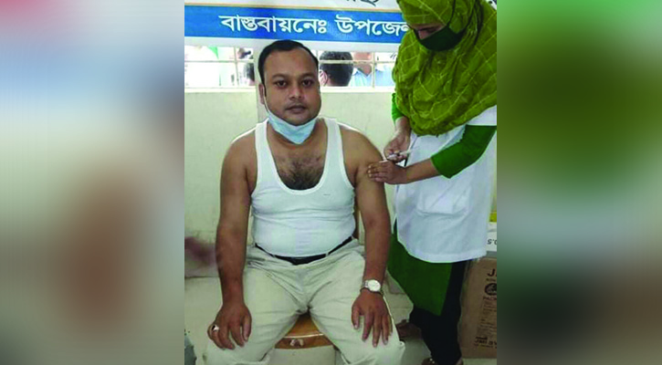 দুপচাঁচিয়ায়  করোনা ভাইরাসের দ্বিতীয় ডোজ টিকা