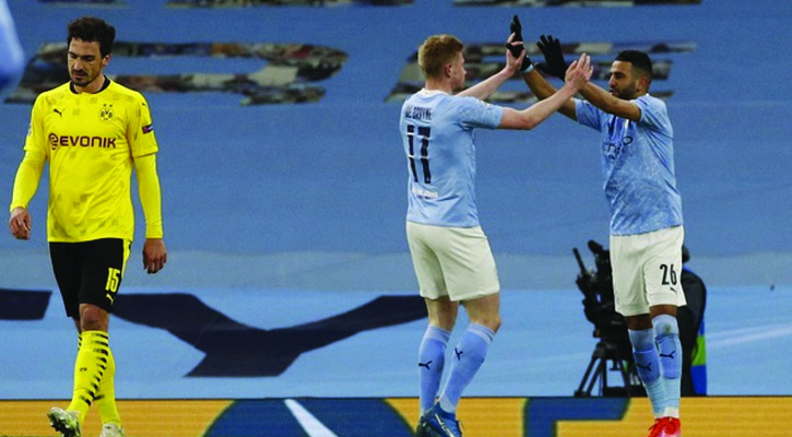 ডর্টমুন্ডকে হারাল ম্যানচেস্টার সিটি