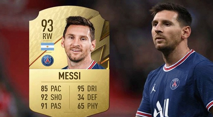 ফিফা ২২-এ সেরা খেলোয়াড় মেসি