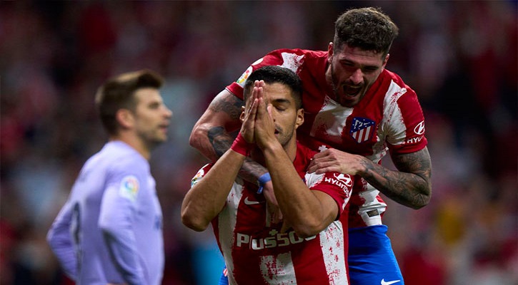 অ্যাটলেটিকোর কাছে হারলো বার্সেলোনা