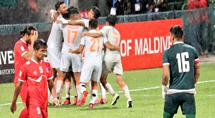 নেপালকে হারিয়ে অষ্টম বারের মতো সাফ চ্যাম্পিয়ন ভারত