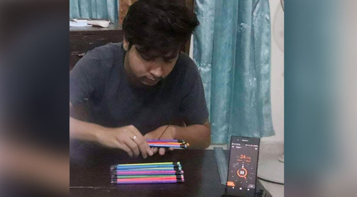 নজরুল বিশ্ববিদ্যালয় শিক্ষার্থীর গিনেস ওয়ার্ল্ড রেকর্ড