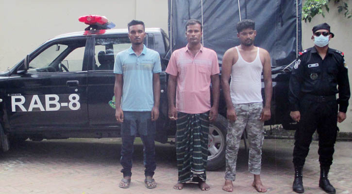 মধুখালীতে ৩ বিকাশ প্রতারক আটক 
