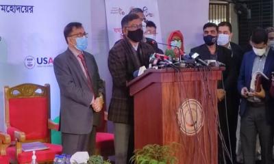 ১২ বছরের ঊর্ধ্বে সবাইকে টিকা দেওয়া হবে: স্বাস্থ্যমন্ত্রী