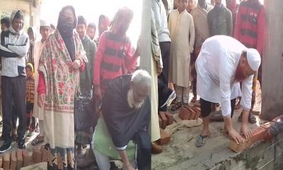 পাংশায় রাহমানিয়া হাফেজিয়া কওমিয়া মাদ্রাসার দ্বিতীয় ধাপের কাজের উদ্বোধন