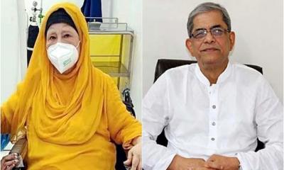 খালেদা জিয়াকে দেখতে হাসপাতালে মির্জা ফখরুল