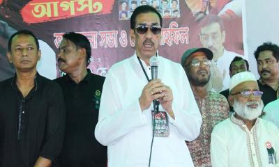 আগুন-সন্ত্রাসের দল বিএনপিও আজ গণতন্ত্রের কথা বলে : শামীম ওসমান