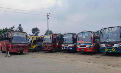 রাজবাড়ী-ঢাকা রুটে বাস চলাচল বন্ধ