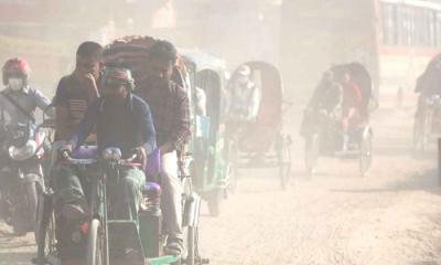 দূষণ তালিকায় আজ ঢাকা পঞ্চম, শীর্ষে দিল্লি