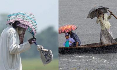 দেশের কোথাও ঝড়বৃষ্টি, কোথাও তাপপ্রবাহ