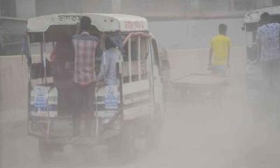 বায়ুদূষণে সবার শীর্ষে ঢাকা