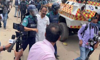ধোলাইখাল থেকে গয়েশ্বরকে আটক করলো পুলিশ