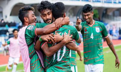 মালদ্বীপকে উড়িয়ে সেমির আশা বাঁচিয়ে রাখলো বাংলাদেশ