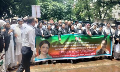 আদালতে মুখোমুখি অবস্থানে আওয়ামী-বিএনপিপন্থি আইনজীবীরা