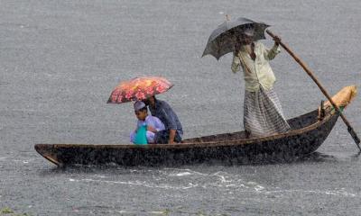 ১৯ অঞ্চলে ৬০ কিমি বেগে ঝড়ো হাওয়াসহ বৃষ্টির আভাস