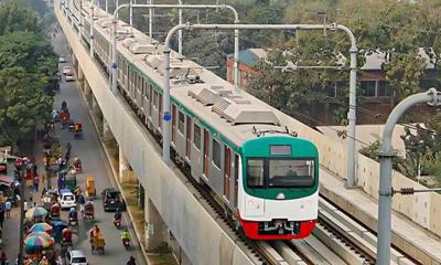 সোয়া ২ ঘণ্টা পর মেট্রোরেল চলাচল স্বাভাবিক