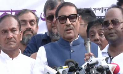 মানসম্মান রাখতে চাইলে আন্দোলন রেখে নির্বাচনে আসুন: ওবায়দুল কাদের