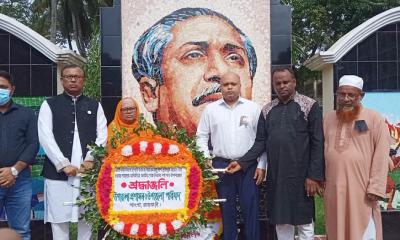 পাংশায় যথাযোগ্য মর্যাদায় জাতীয় শোক দিবস পালিত